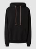 Progetto7 Oversized Hoodie aus Baumwolle  Black
