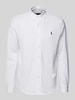 Polo Ralph Lauren Slim Fit Freizeithemd aus reiner Baumwolle Weiss