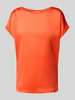 Christian Berg Woman Regular Fit Blusenshirt mit Kappärmeln Dunkelorange