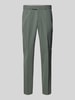 Carl Gross Regular Fit Bundfaltenhose mit Woll-Anteil Modell 'Sendrik' Gruen