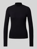 Vero Moda Longsleeve mit Stehkragen Modell 'MARY' Black