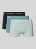 Calvin Klein Underwear Boxershort met logo in band in een set van 3 stuks Mintgroen