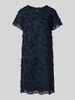 ZABAIONE Sukienka mini z koronką szydełkową Granatowy