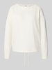 Jake*s Casual Longsleeve mit Rundhalsausschnitt Offwhite