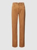 Brax Stoffen broek met 5-pocketmodel, model 'Carola' Cognac
