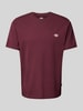 Dickies T-Shirt mit Label-Print Modell 'MAPLETON' Bordeaux