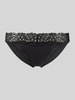 Calvin Klein Underwear Slip mit Spitzenbesatz Black