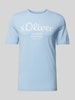s.Oliver RED LABEL T-Shirt mit Rundhalsausschnitt Hellblau