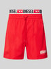 Diesel Badehose mit elastischem Bund Modell 'VISPER' Rot