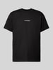 G-Star Raw T-shirt met labelprint Zwart