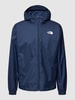 The North Face Jack met labelstitching, model 'QUEST' Donkerblauw