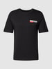 Jack & Jones T-shirt z nadrukiem z logo model ‘CORP’ Czarny