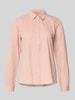 Marc O'Polo Regular fit overhemdblouse van een mix van katoen en lyocell Roze