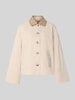 VERO MODA Regular fit blouson met platte kraag model 'CHELSEAPOPPY' Zand