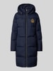 Lauren Ralph Lauren Płaszcz pikowany z wyhaftowanym logo Ciemnoniebieski