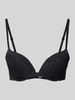 Calvin Klein Underwear Regular Fit BH mit Spitzenbesatz Modell 'Plunge' Black