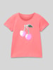 Tom Tailor Regular Fit T-Shirt aus reiner Baumwolle Koralle