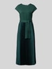 Weekend Max Mara Regular Fit Freizeitkleid mit Plissee-Rock Modell 'GELA' Dunkelgruen