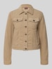 MAC Jacke aus Cord mit Brusttaschen Beige