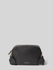 Coccinelle Crossbody Bag aus Leder mit Label-Print Black