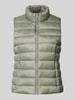 Jake*s Casual Bodywarmer met opstaande kraag Rietgroen