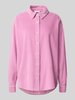 American Vintage Relaxed fit overhemdblouse van corduroy, model 'PADOW' Rosé