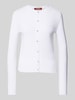 Max Mara Studio Cardigan mit Rundhalsausschnitt Modell 'CORINTO' Weiss