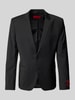 HUGO Marynarka do garnituru o kroju super slim fit z mieszanki żywej wełny model ‘ARTIM204X’ Czarny