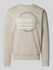 Tom Tailor Denim Sweatshirt mit Logo-Print Hellgrau