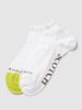 Scotch & Soda Sneakersocken mit Label-Detail im 2er-Pack Weiß