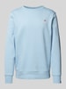 Ellesse Sweatshirt met labelstitching, model 'Fierro' Lichtblauw