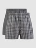 Schiesser Boxershorts aus Baumwolle im 2er-Pack  Black