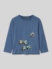 Name It Longsleeve mit Motiv-Print Modell 'NISA'' Blau