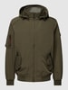 Wellensteyn Funktionsjacke mit Kapuze Modell 'CICERO' Olivgrün