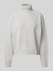Drykorn Strickpullover mit Stehkragen Hellgrau Melange