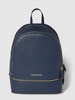 VALENTINO BAGS Rucksack mit Label-Muster Modell 'BRIXTON' in black Marine