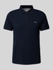 s.Oliver RED LABEL Poloshirt mit Label-Stitching Blau