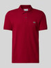 Lacoste Slim Fit Poloshirt aus reiner Baumwolle Bordeaux