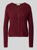 MOS MOSH Gebreid jack van alpacamix Bordeaux