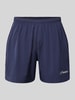 PROHIBITED Badehose mit Label-Stitching und elastischem Bund Dunkelblau