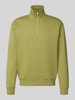MCNEAL Sweatshirt met opstaande kraag Rietgroen
