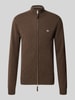 GANT Regular Fit Pullover aus reiner Wolle Mittelbraun Mel