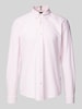 BOSS Slim Fit Business-Hemd mit Knopfleiste Modell 'Roan' Rosa