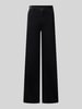 Liu Jo White Flared Fit Jeans aus Baumwoll-Mix Black
