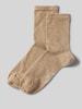 Christian Berg Woman Socken mit Label-Detail im 2er-Pack Sand Melange