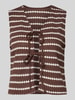 ONLY Regular Fit Weste mit Baumwoll-Anteil Modell 'EVA LIFE' Schoko