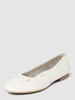 Tamaris Ballerina's met sierstrik Wit