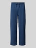 BOSS Straight Leg Sweatpants mit Strukturmuster Jeansblau