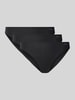 SKINY Slips van katoenmix met logoprint in set van 3 Zwart