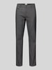 Brax Slim fit broek met achterzakken, model 'Fabio' Zilver